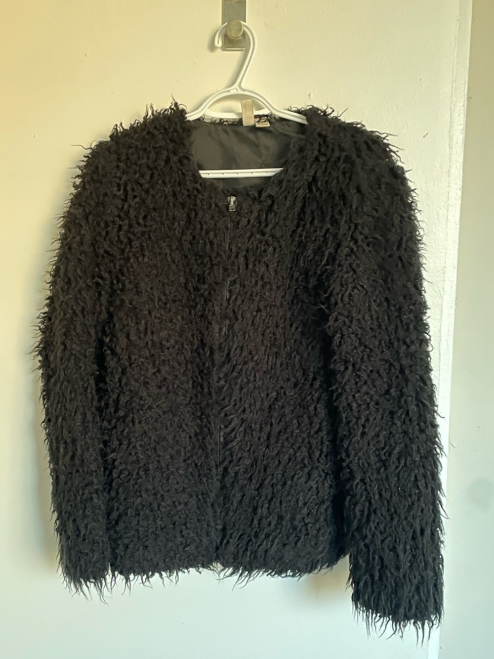 Black Shaggy Jacket